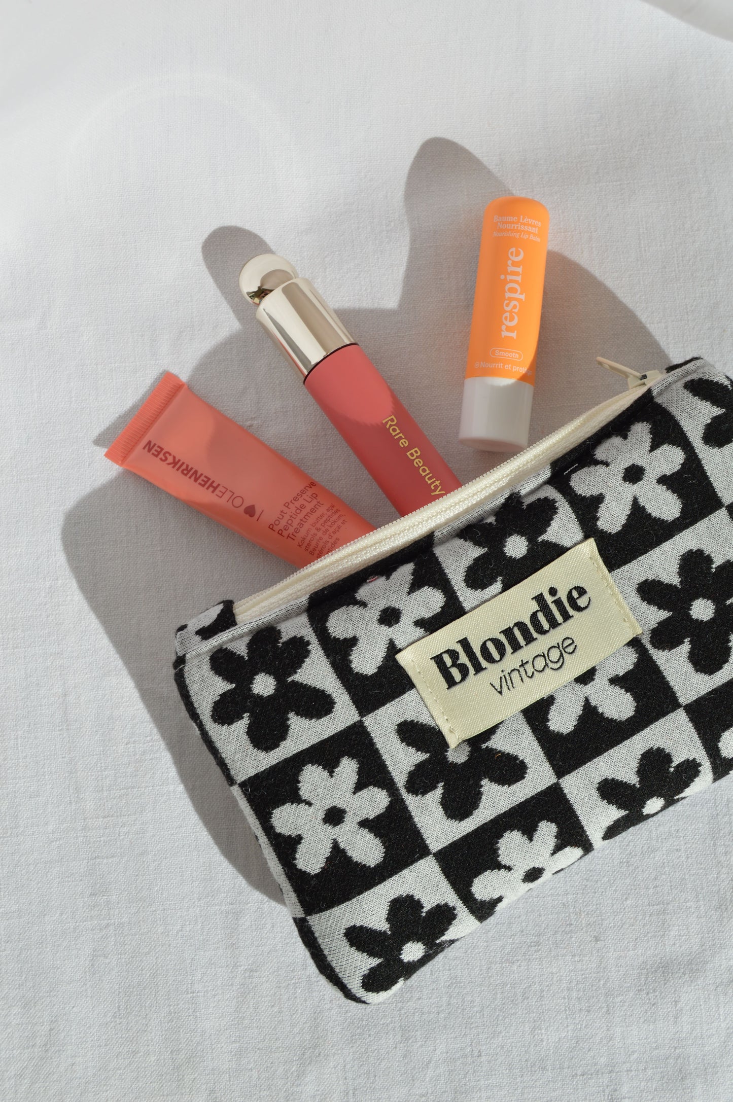 Mini pochette à fleurs