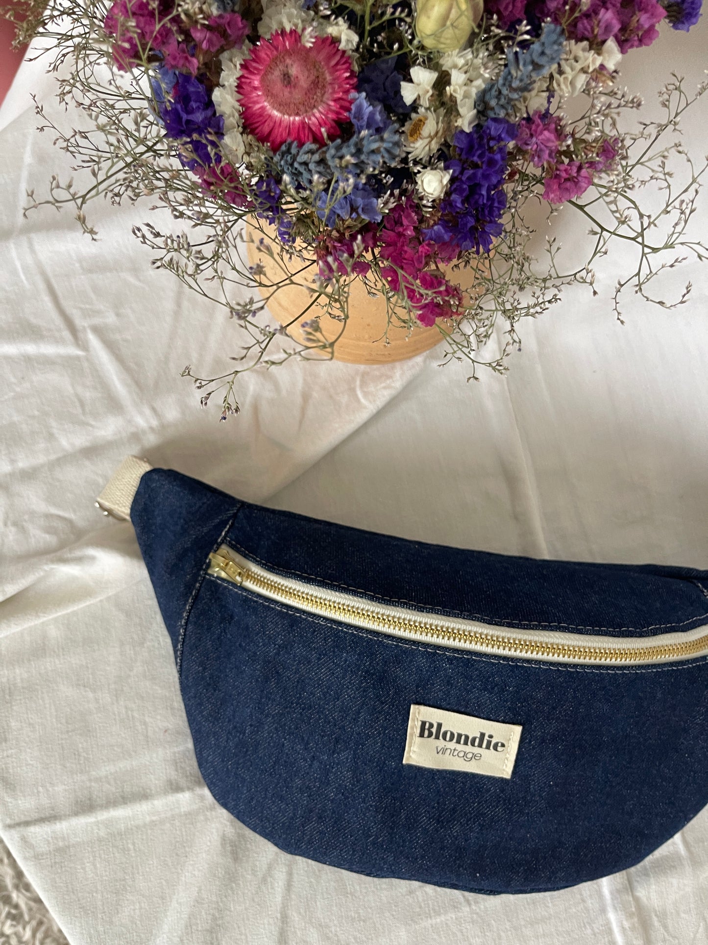 Sac banane en jeans