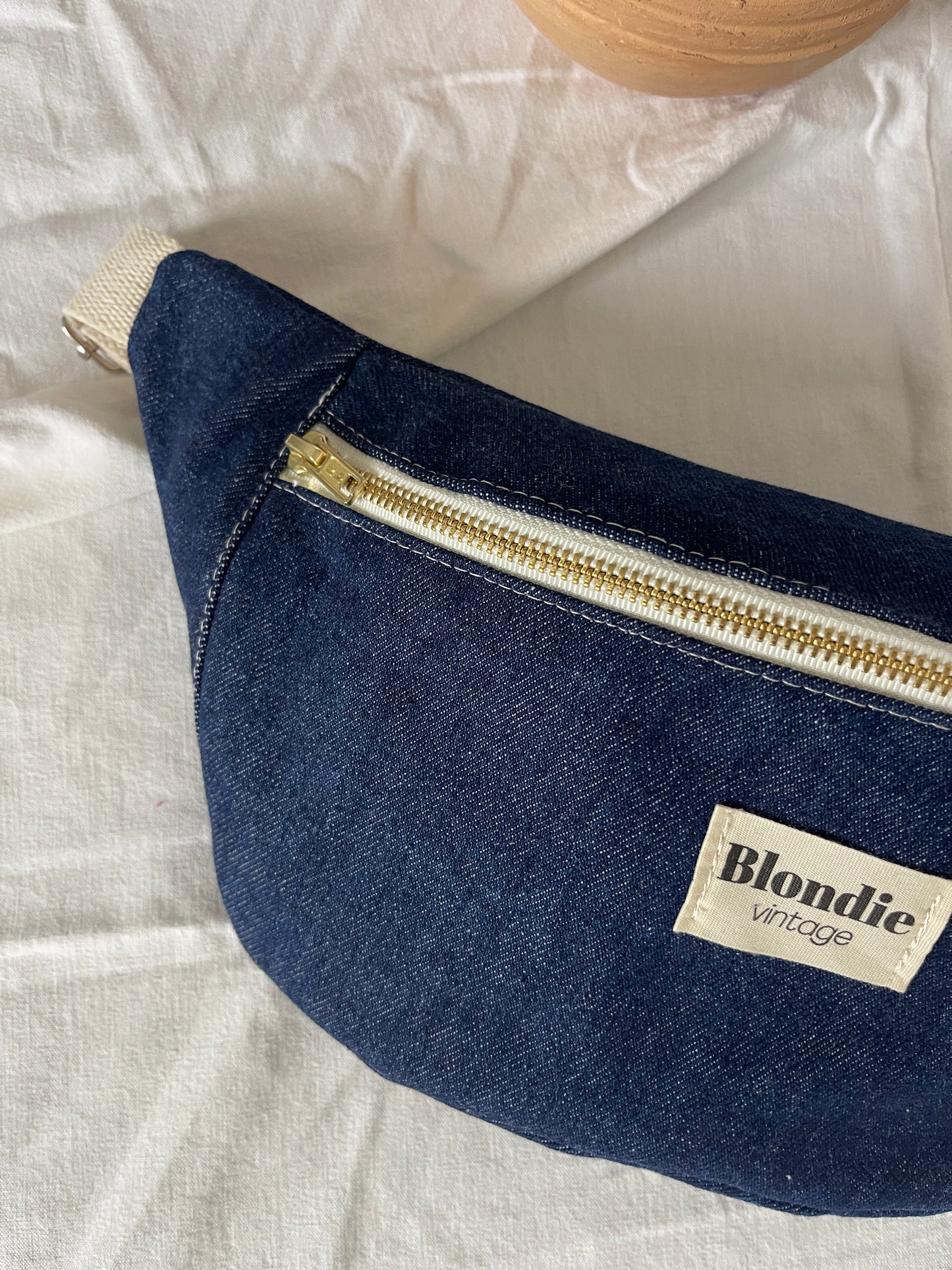 Sac banane en jeans